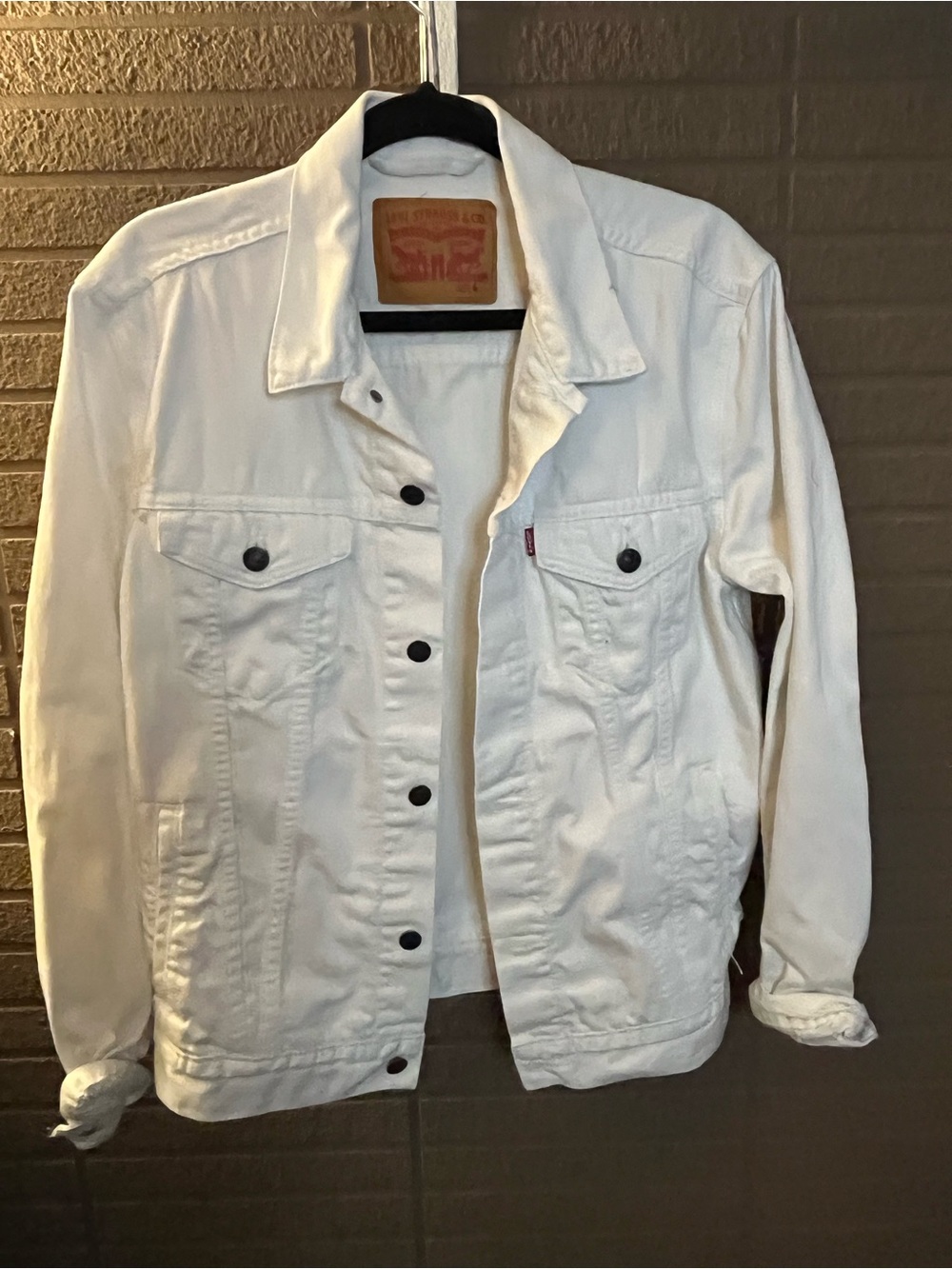 Levi's White Denim Trucker Jacket - Women's Jean Jacket